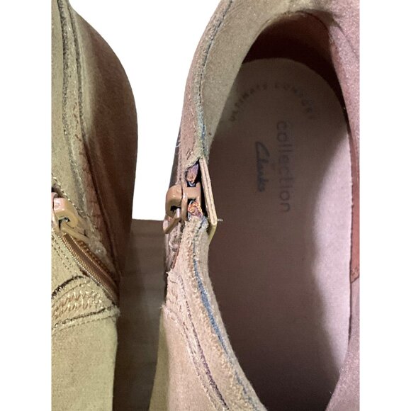 Clark's Adreena Women's Ankle Boot‎ Size 10 Camel Tan - Picture 4 of 10